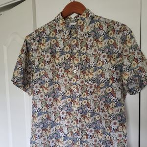 Wildfang Kennington Ltd floral print button up